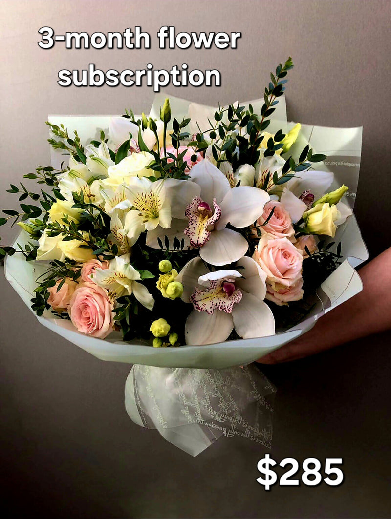 3-Months Flower Subscription
